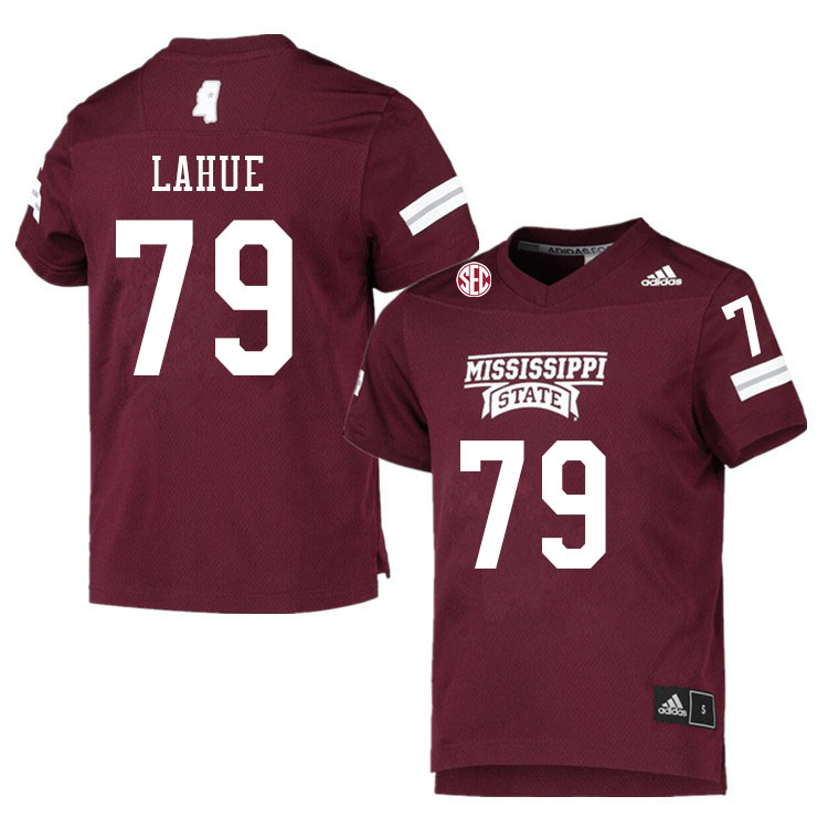 Men #79 Jakson LaHue Mississippi State Bulldogs College Football Jerseys Sale-Maroon - Click Image to Close